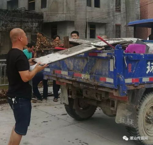 青山村与西胪镇各村社区联动开展救灾复产与“垃圾不落地潮阳更美丽”周末志愿活动，并探索三轮车总装及零部件生产助力经济复苏